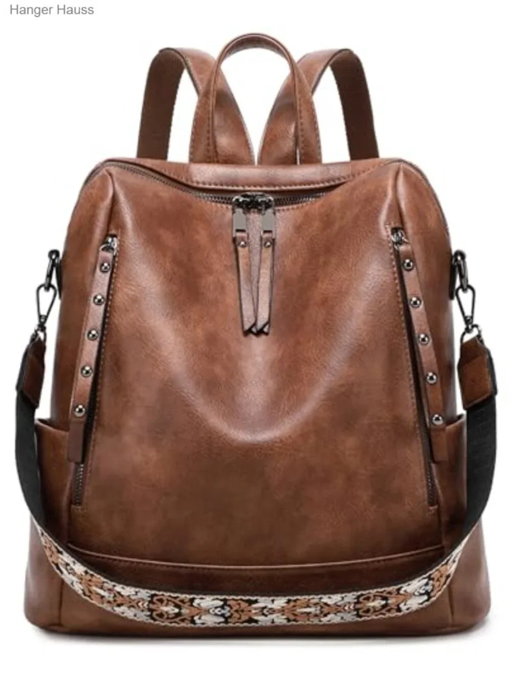 Vegan Leather Fashion Backpack Purse Women Travel Laptop Daypack